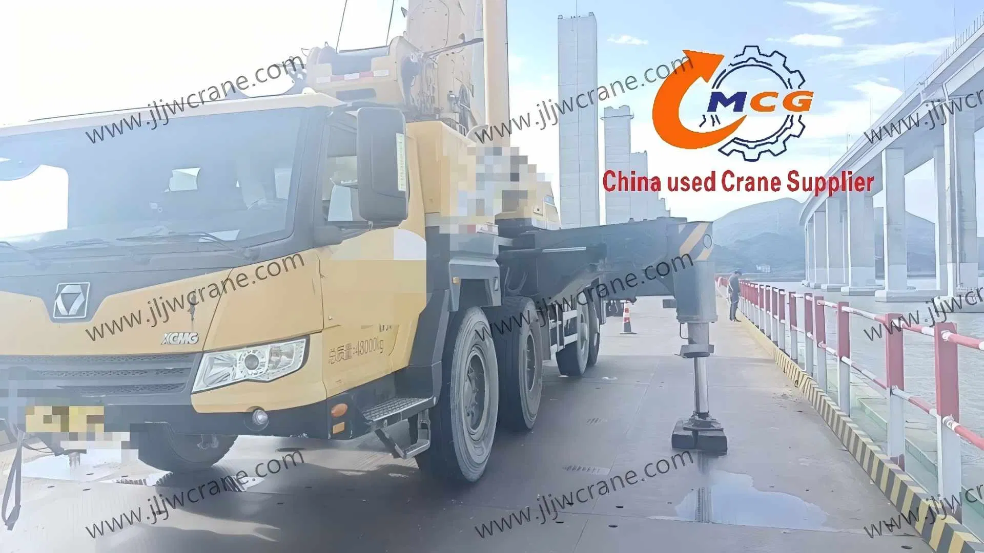 Excellent Condition Used Truck Crane 2018 Xc Mg 80 Ton Crane Available