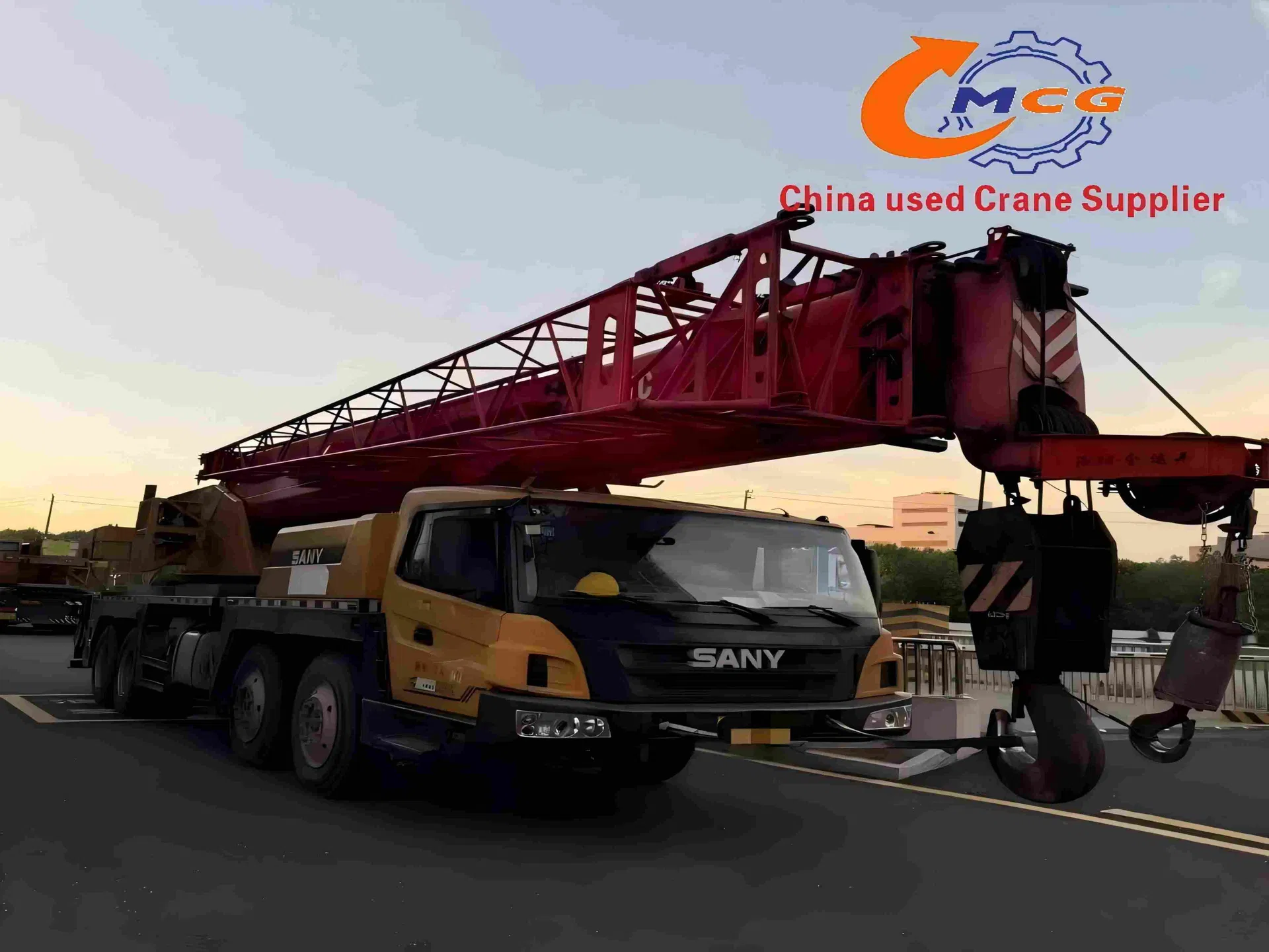 SA Ny 2021 55 Ton Second-Hand Truck Crane, Crawler Crane with Good Quality and Good Price