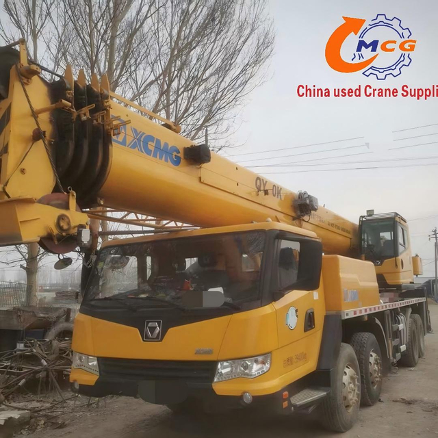 Used XCMG 40-Ton Truck Crane Manufactured in 2020, in Good Condition.