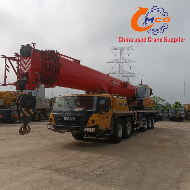 2022 SANY 100-Ton Used Truck Crane — Weichai Engine