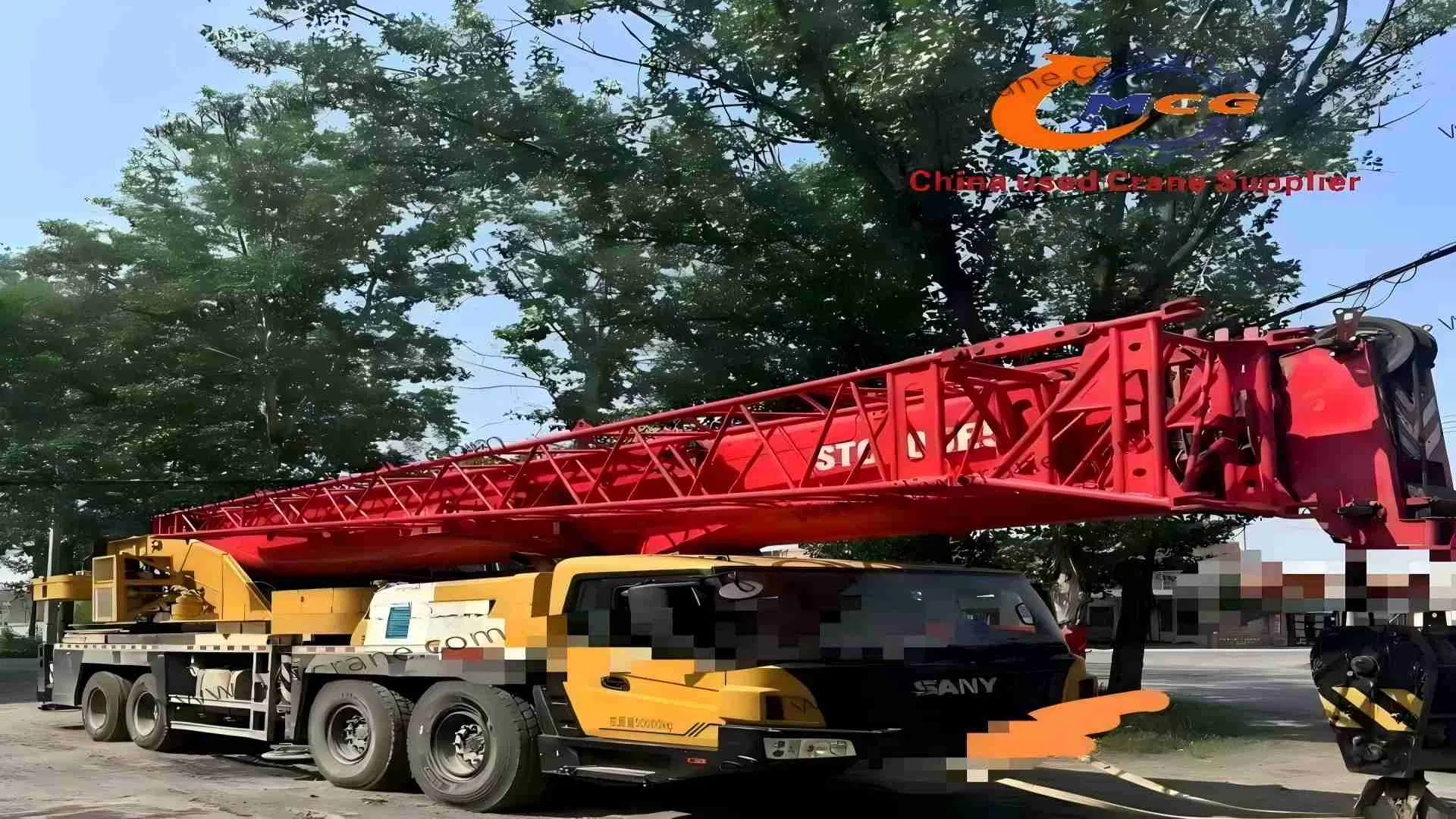 Used Crane 2021 Stc80 Ton San Y All Terrain Crane Truck Crane Used Mobile Crane