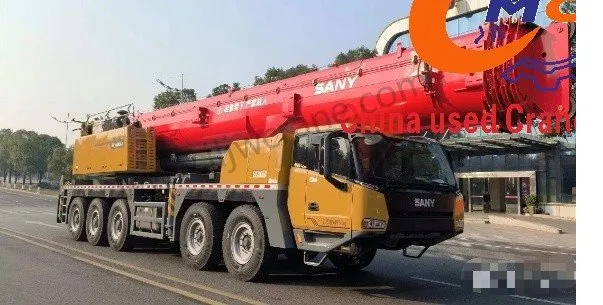 Used Crane 2024 Sac160 Ton San Y All Terrain Crane1600c8-8 Truck Crane Used Mobile Crane Crawler Cranes Construction Machinery
