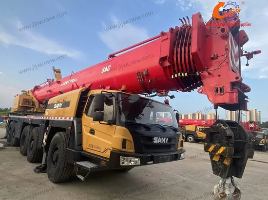 Used Truck Crane 2021 All-Terrain 260 Tons Crane Sac2600t8 Concrete Pump Truck Parts