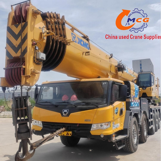 2021 XCMG 130-ton used truck crane for sale in good condition at an affordable price