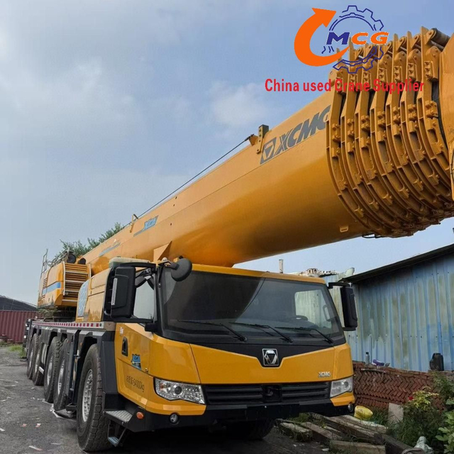 For sale: 2020 XCMG 200-ton, 8-section boom XCA200L8 used truck crane, a top choice for heavy construction machinery.