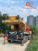 The 100-ton truck crane produced by Sany in 2022 worked for 3,400 hours and traveled 12,700 kilometers