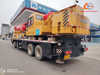 Used Sany 35-ton STC350C5-1 truck crane manufactured in 2022, in good condition.
