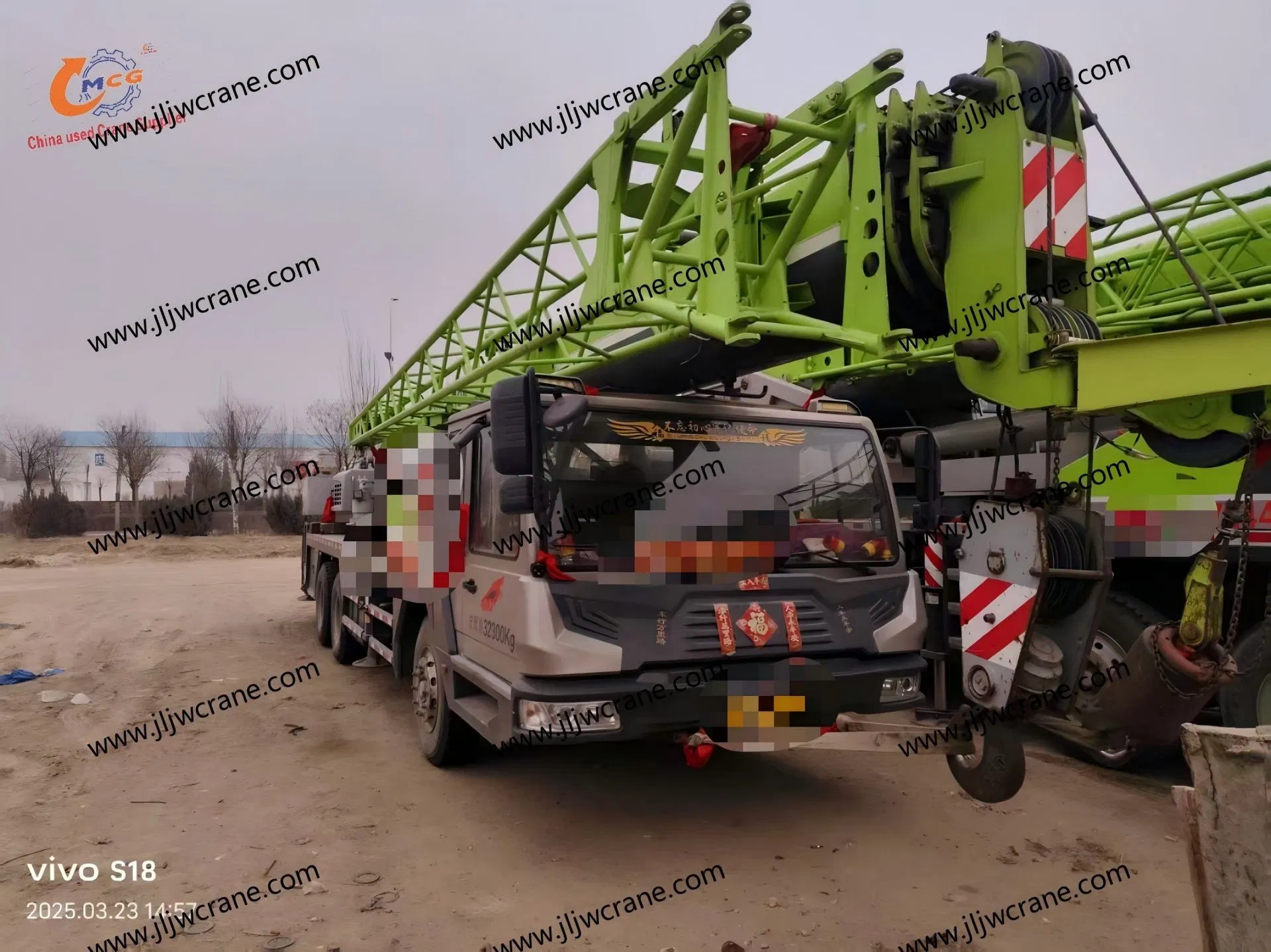 2019 Ztc201V552 20ton Used Truck Crane Only 6, 800 Hours Well-Maintained Ready for Export