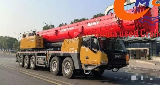 Used Crane 2024 Sac160 Ton San Y All Terrain Crane1600c8-8 Truck Crane Used Mobile Crane Crawler Cranes Construction Machinery