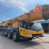 A cost-effective 2022 XCMG 100-ton 7-section boom used truck crane is for sale