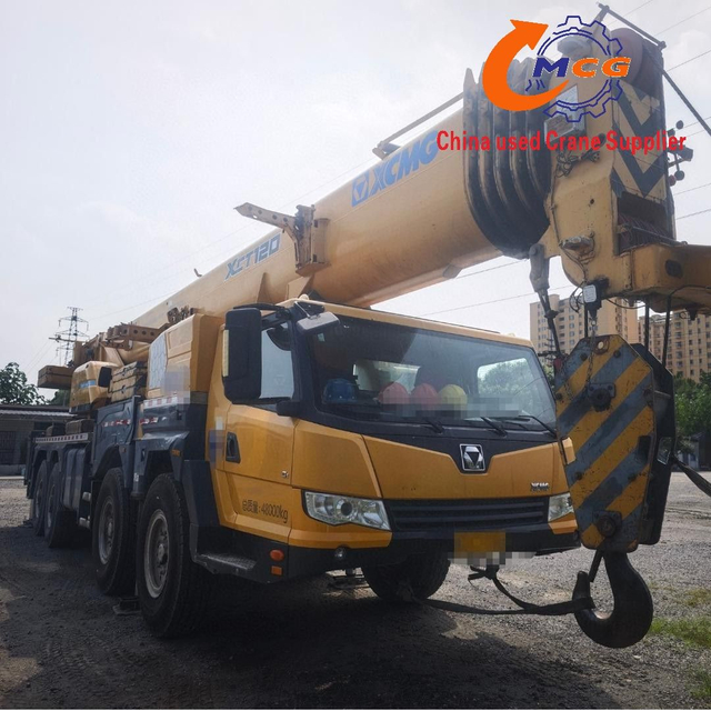 Reliable 2018 XCMG 80 ton 6-section boom used truck crane for sale in excellent condition