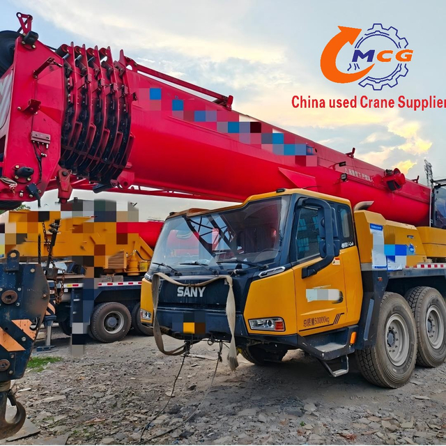 Reliable 2023 Sany 100-ton 6-section boom STC1000C6-8 used truck crane