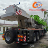 For Sale: High-performance 2021 Zoomlion 80-ton 6-section boom truck crane (used).