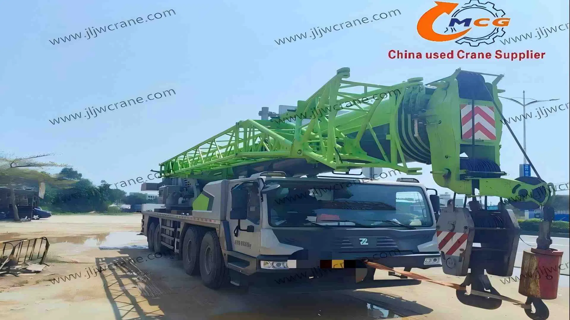 High-Quality 2021 Zoomlion 80 Ton Used Crane for Sale, Good Condition