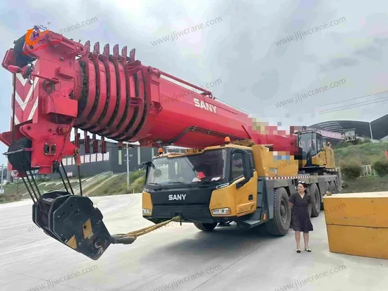 High-Performance Used Crane San Y Sac300c8-8 All-Road Crane with Twin Engines