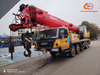 Used Sany 35-ton STC350C5-1 truck crane manufactured in 2022, in good condition.
