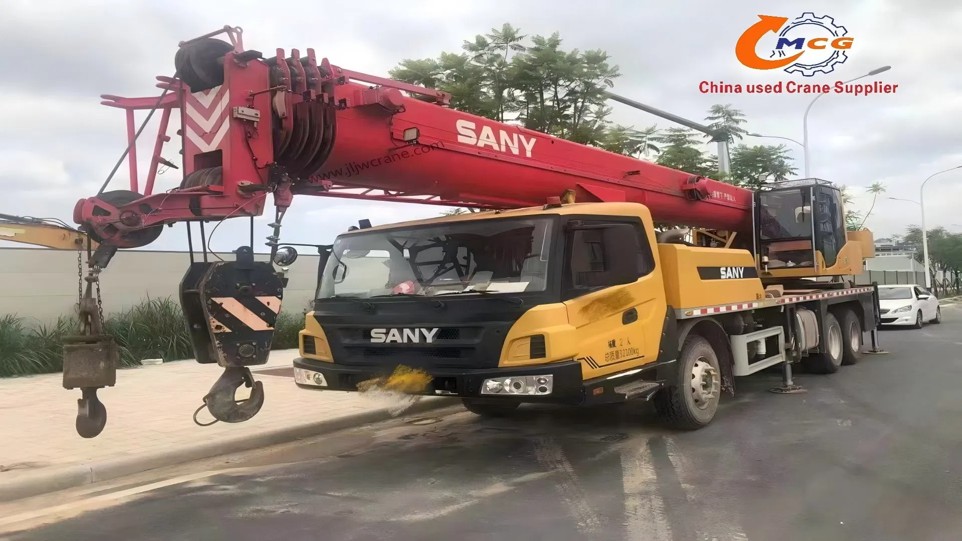 Used 2019 San Y Mobile Crane - 20 Ton All Terrain Truck