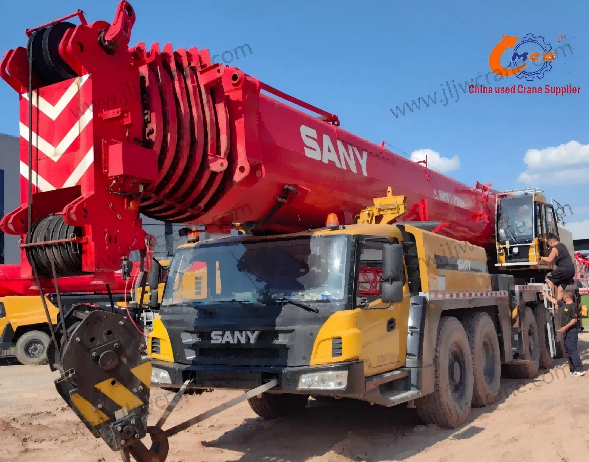 All-Terrain Crane Sanysac 300 Ton Used Mobile Truck Crane Construction Machinery Pump Truck Excavator Rotary Drilling Rig Spare PAR
