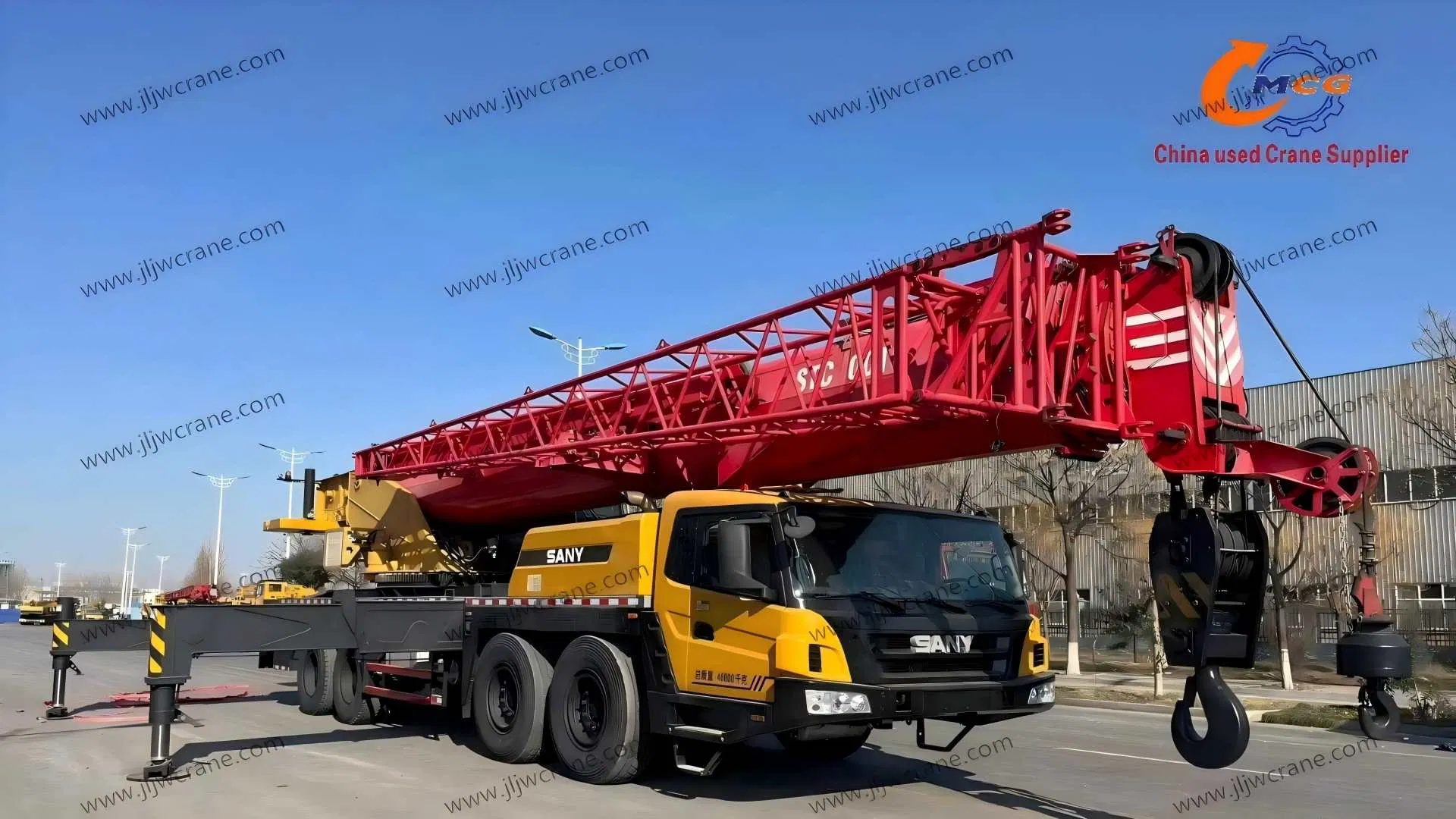 Cost-Effective Second-Hand Truck Crane 2020 Stc 80 Tons SA Ny Truck Crane