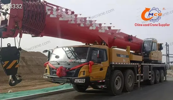 Reliable Used Truck Crane 2022 San Y Mobile 100 Tons Truck Crane Crawler Crane Parts