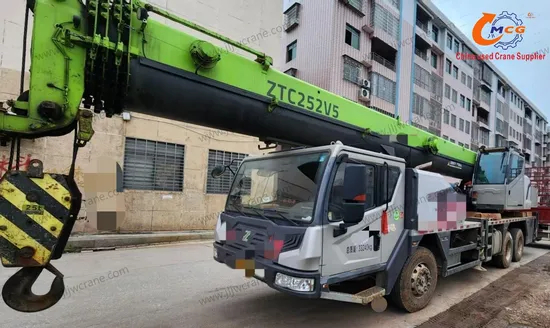 High-Quality Used Truck Crane 2022 Zoom Lion 25 Ton Truck Crane
