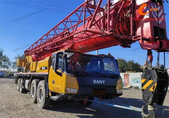 High Capacity 80 Ton Used Truck Crane Construction Machinery by San Y 2023