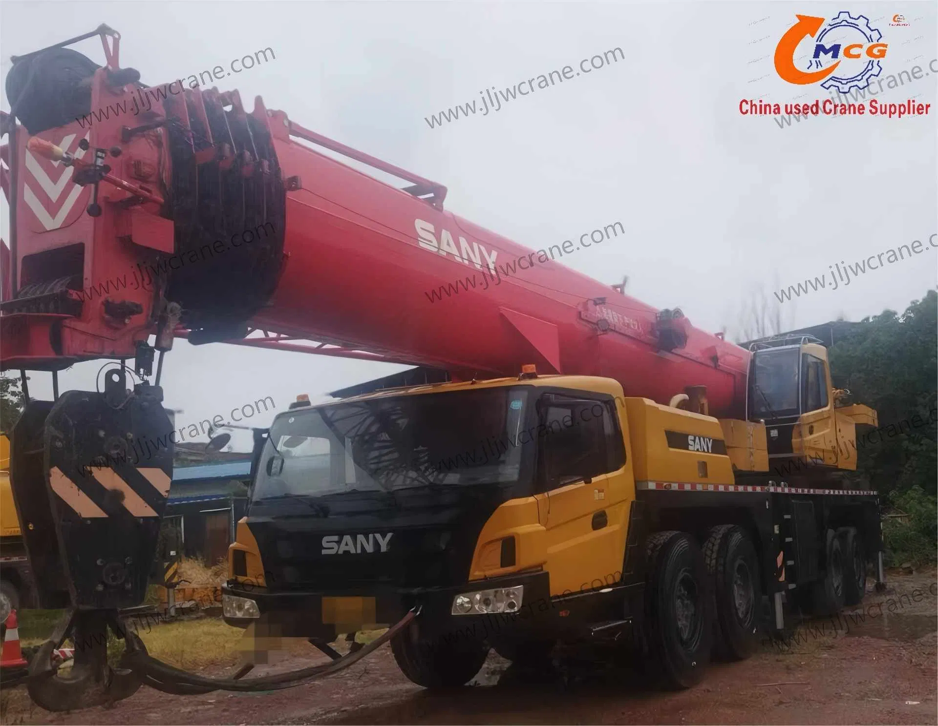 High Capacity 80 Ton Used Truck Crane Construction Machinery by San Y 2023