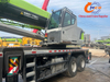 Used Zoomlion 50-ton ZTC500H5 mobile truck crane manufactured in 2020.