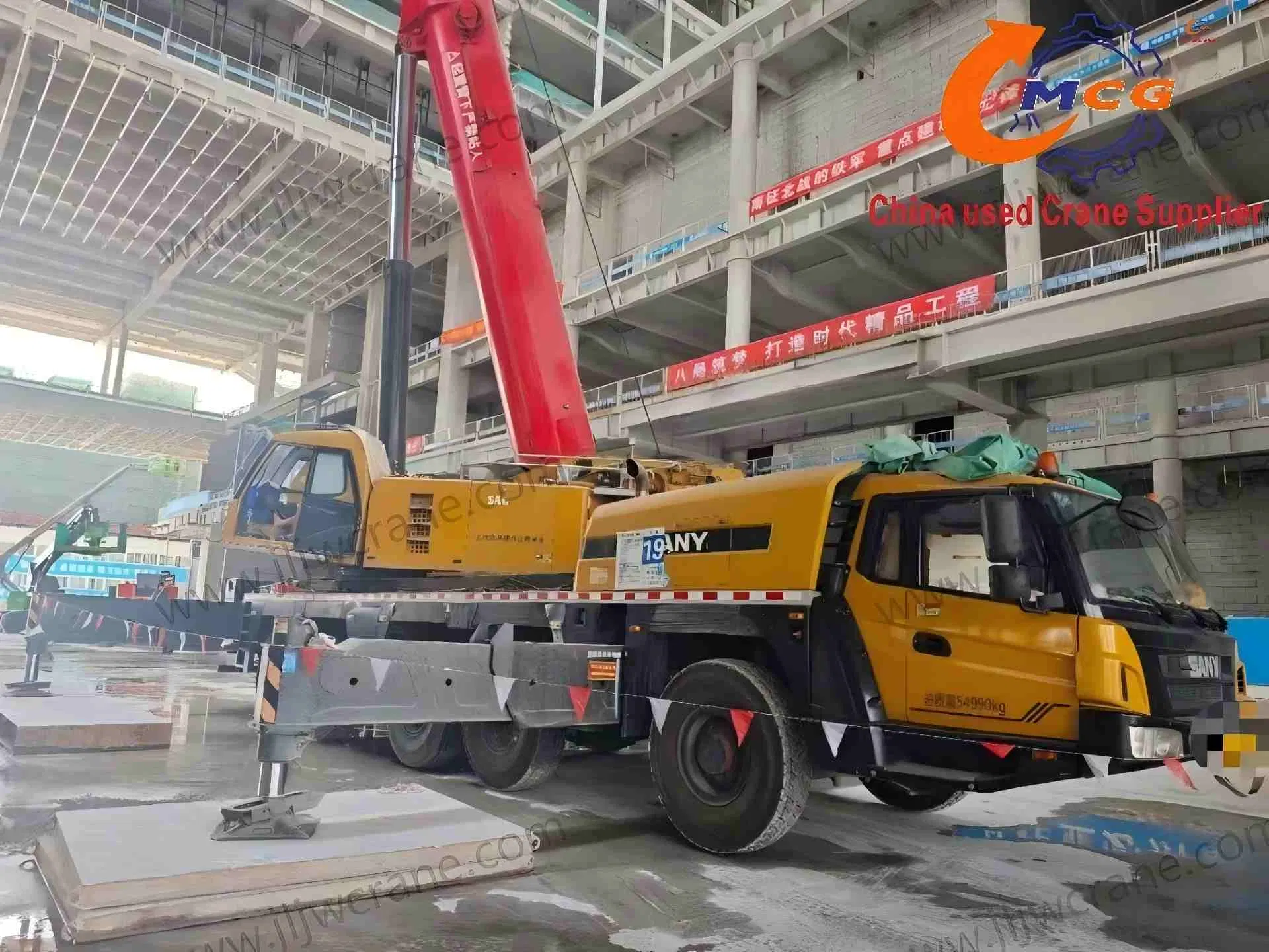 Used Truck Crane 2021 All-Terrain 200 Tons Crane Sac2000e Concrete Pump Truck Parts