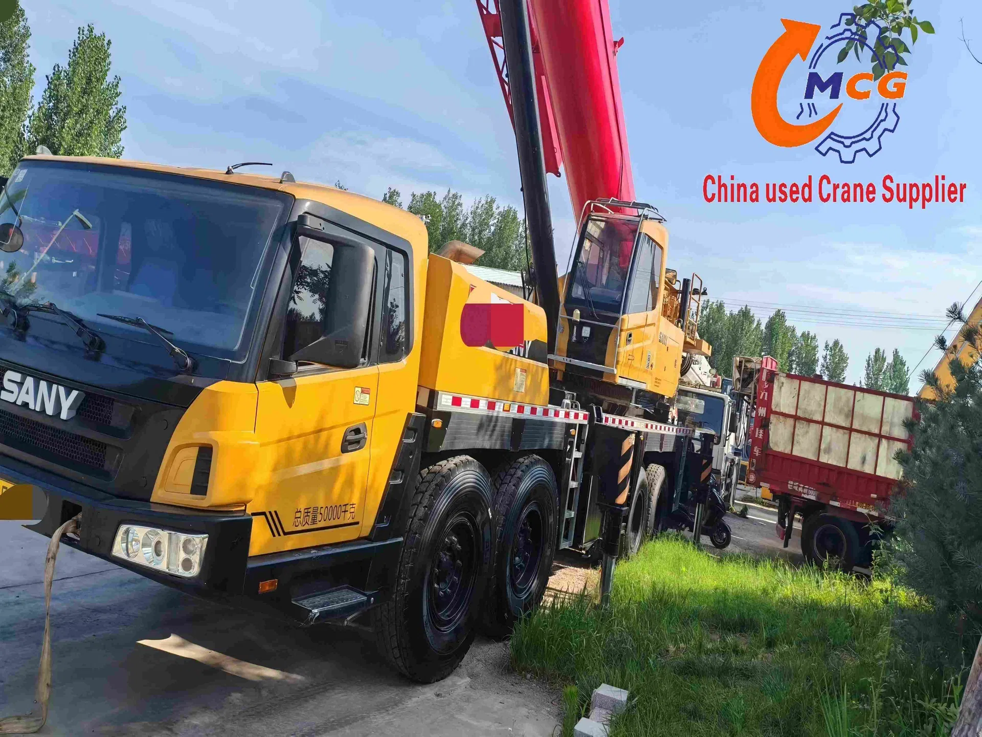 Used Truck Crane Affordable 2020 San Y All Terrain Crane for Export
