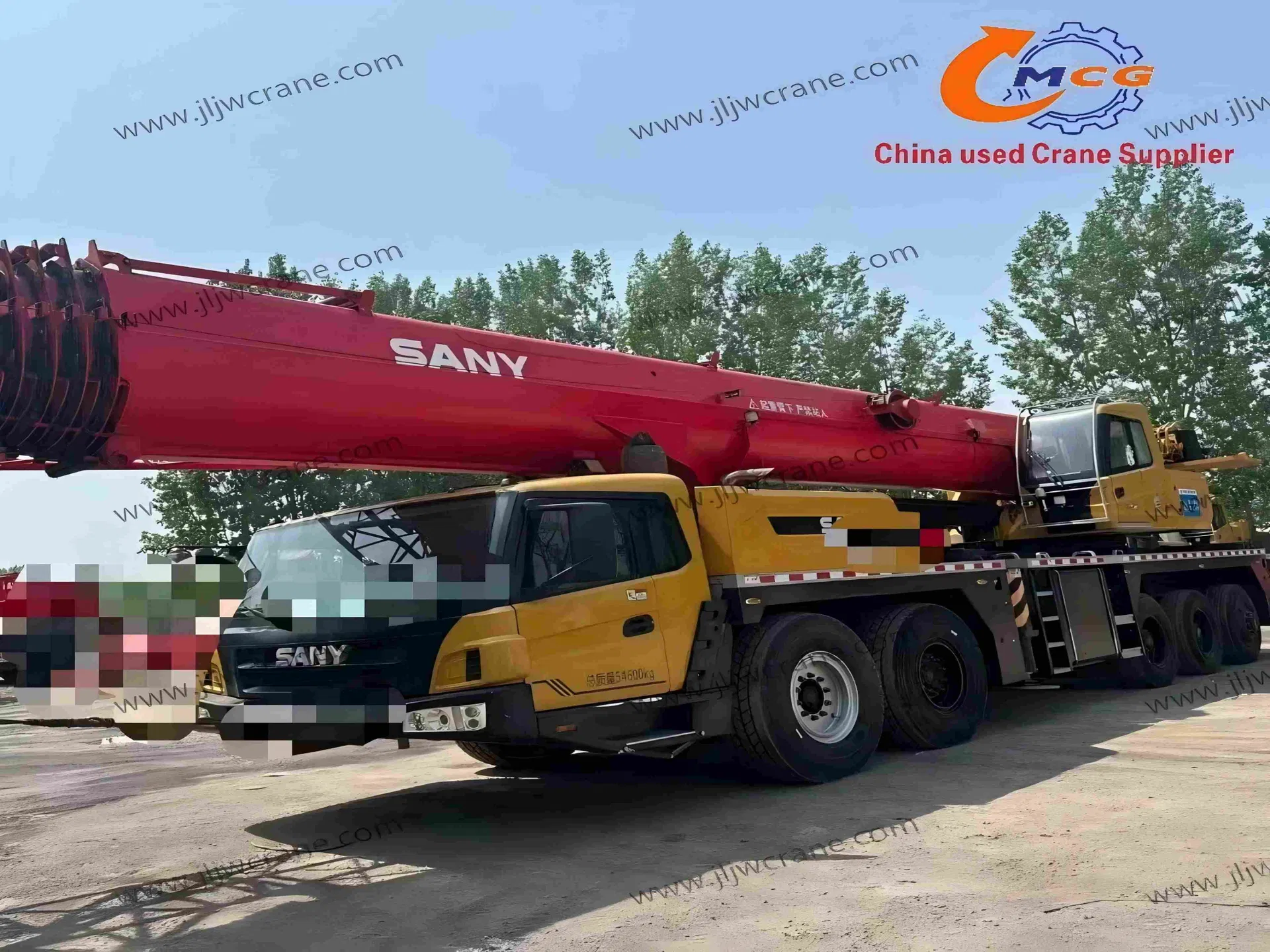 Used Crane 2022 Stc100 Ton San Y All Terrain Crane Truck Crane Used Mobile Crane