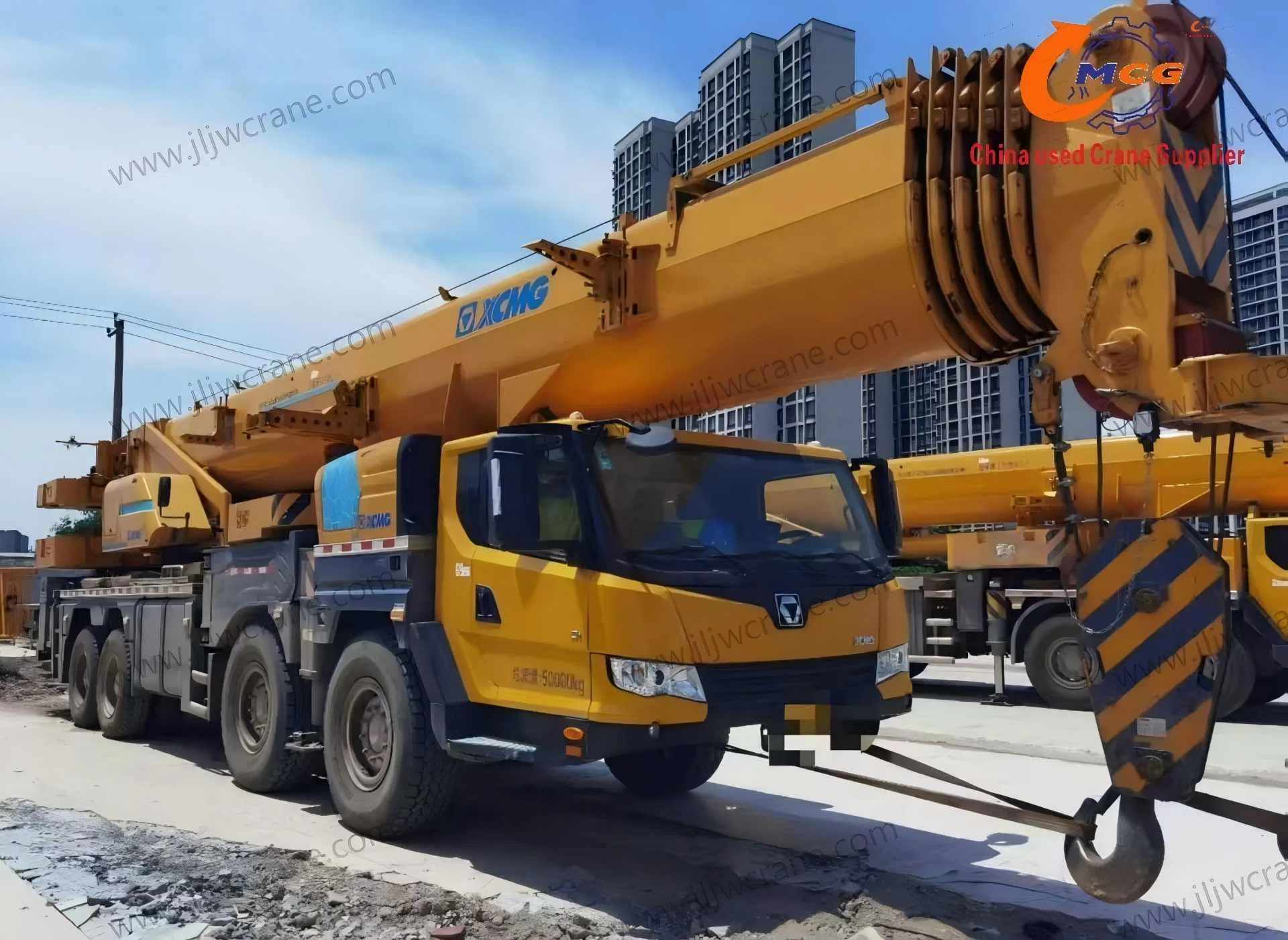 High-Performance Xc Mg 80 Ton Used Truck Crane From 2021 Available Now