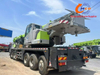 2021 Zoomlion 95-ton 7-section boom used truck crane, reasonably priced and in excellent condition.