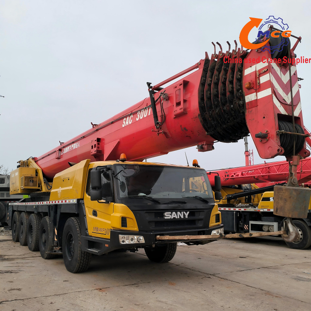 For Sale: 2020 Sany all-terrain 220-ton 7-section boom truck crane (used).