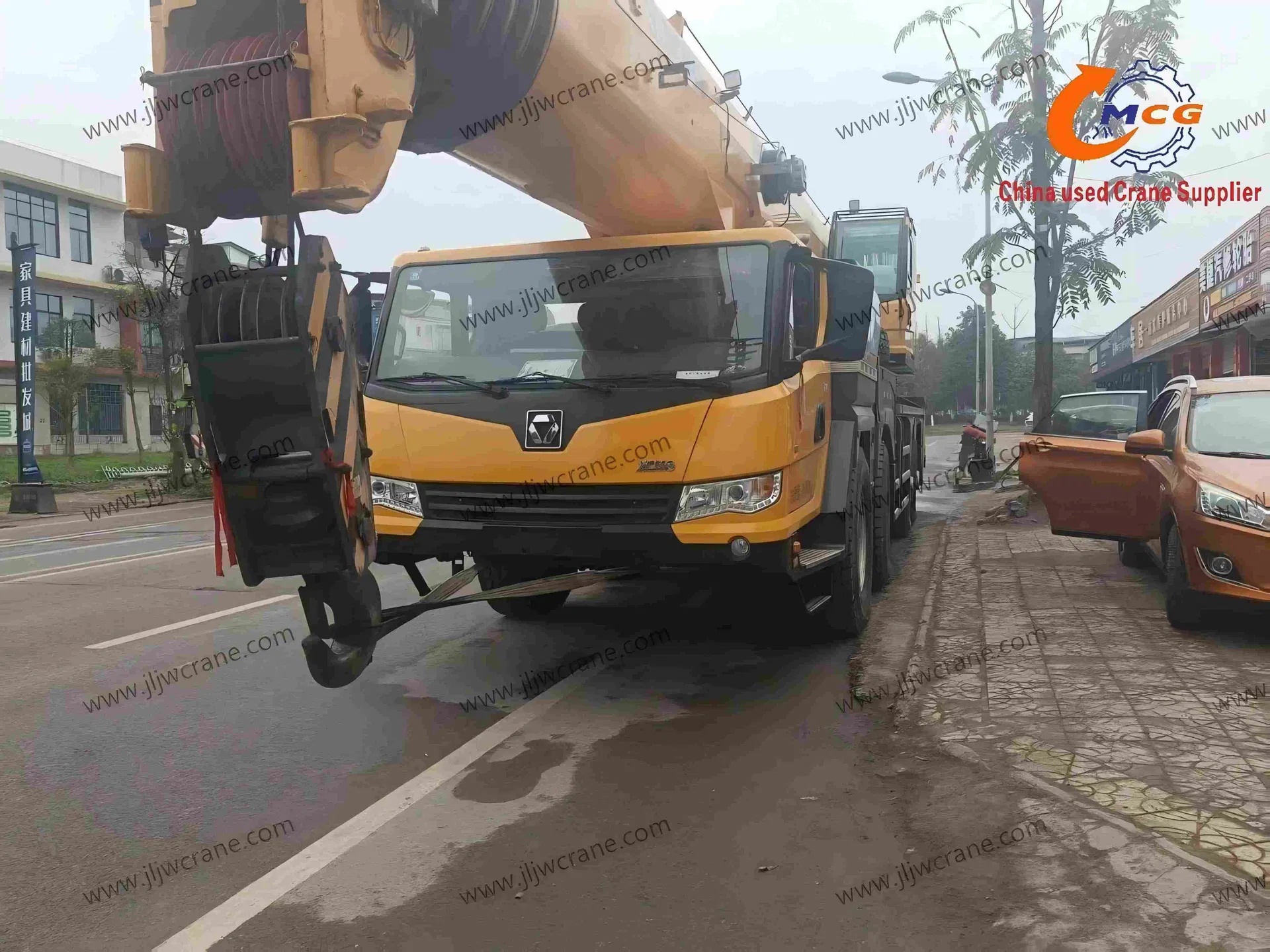 Used Truck Crane Affordable 2018 Xc Mg 100 Ton - in Good Condition