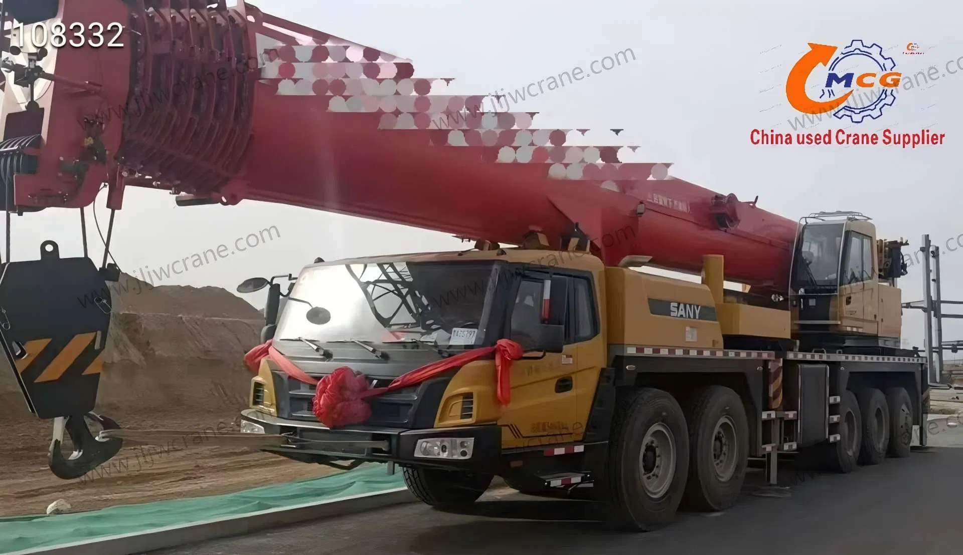 Reliable Used Truck Crane 2022 San Y Mobile 100 Tons Truck Crane Crawler Crane Parts
