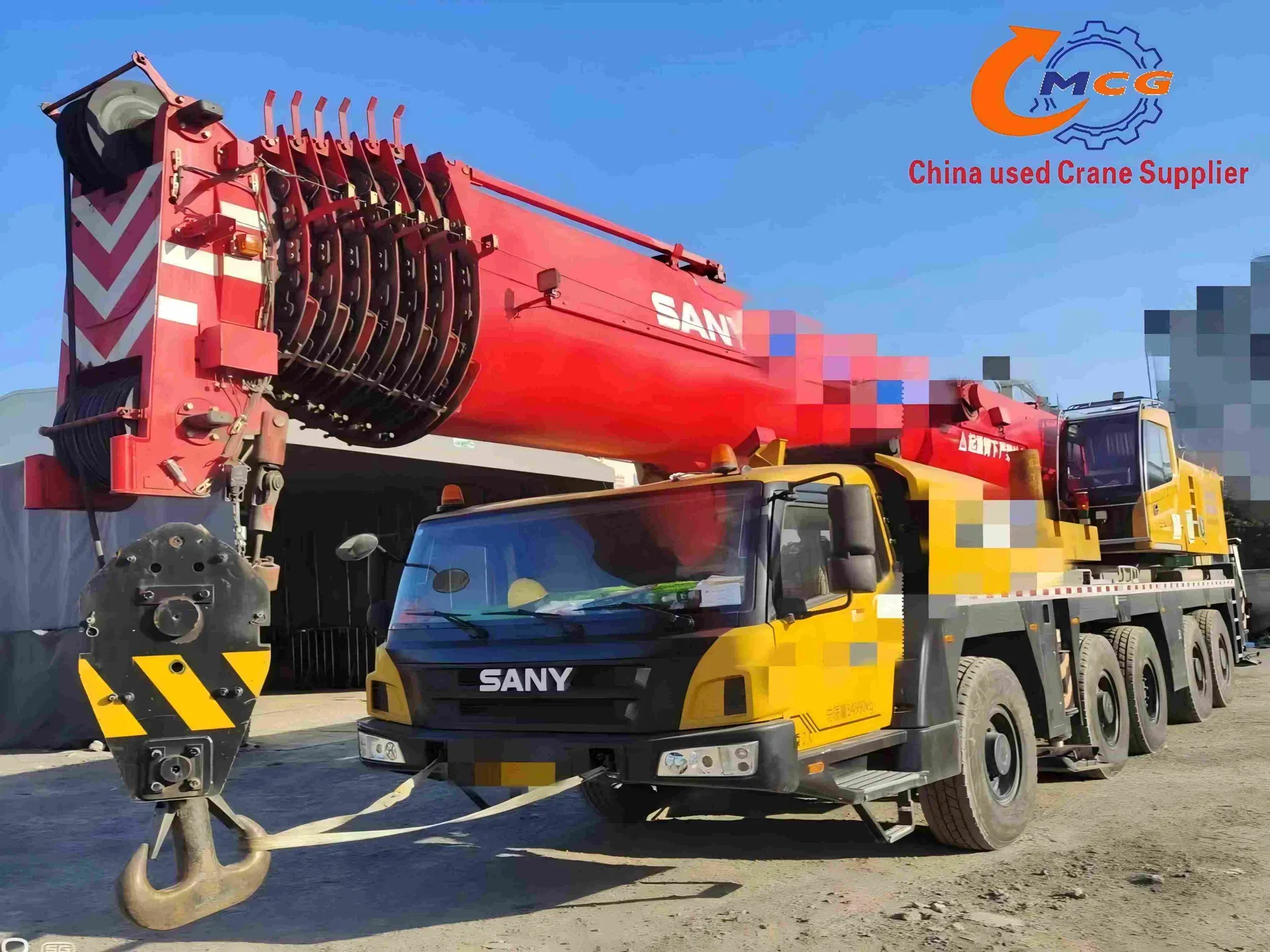 Used Crane 2021 Sac160 Ton San Y All Terrain Crane Truck Crane Used Mobile Crane