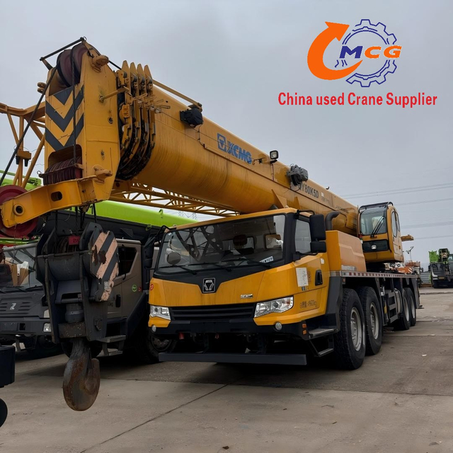 Premium 2021 XCMG 80-Ton Used Truck Crane