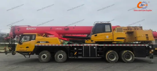 Used Truck Crane 2023 Stc500c5-8 Mobile 50 Tons Truck Crane Crawler Crane Parts