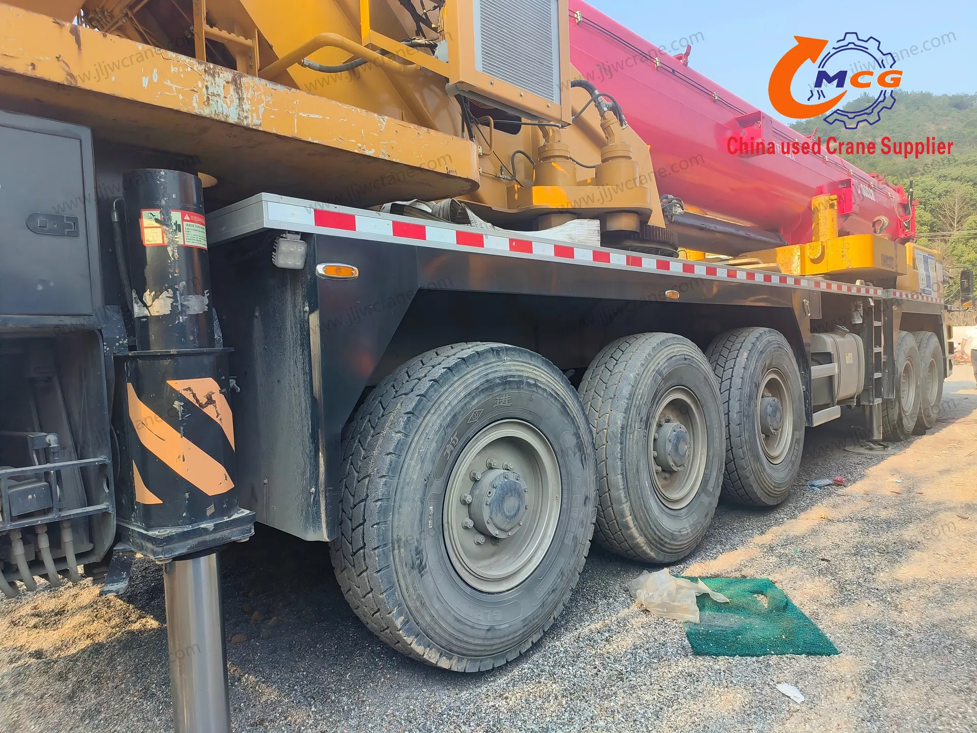 Stc1300c8 Used Truck Crane 130 Tons Mobile Crane