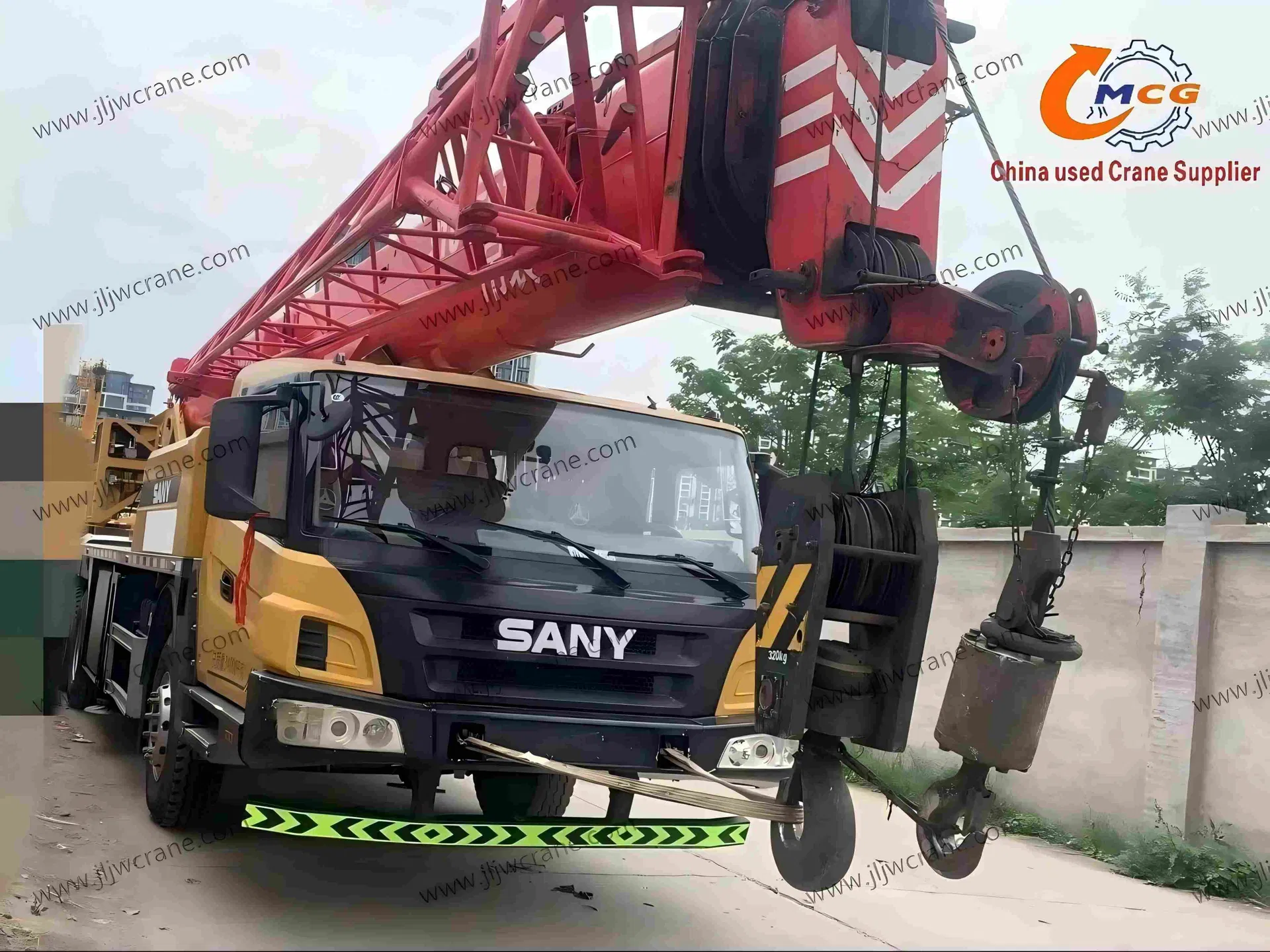 Used Crane 2020 Stc25 Ton San Y All Terrain Crane Truck Crane Used Mobile Crane