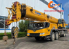 High-performance 2021 XCMG 75-ton 5-section boom used truck crane, inquiries welcome.