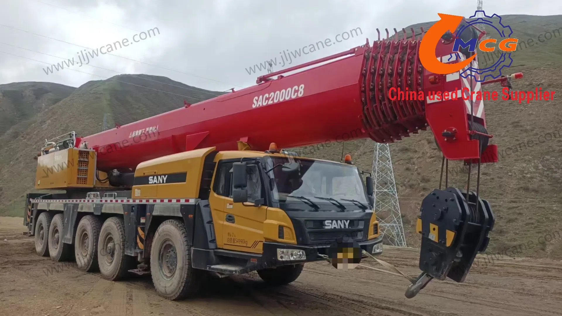 Sac2000c8 Sany200 Ton Used Truck Crane Mobile Crane Crawler Crane Construction Machinery Concrete Pump Truck Rotary Drilling Rig Spare Parts