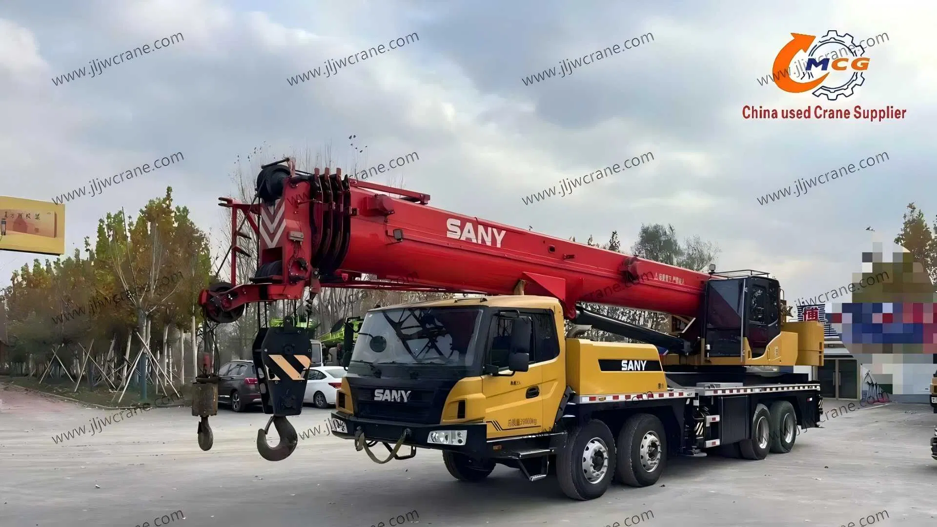 Used Crane 2022 Stc35 Ton San Y All Terrain Crane Truck Crane Used Mobile Crane