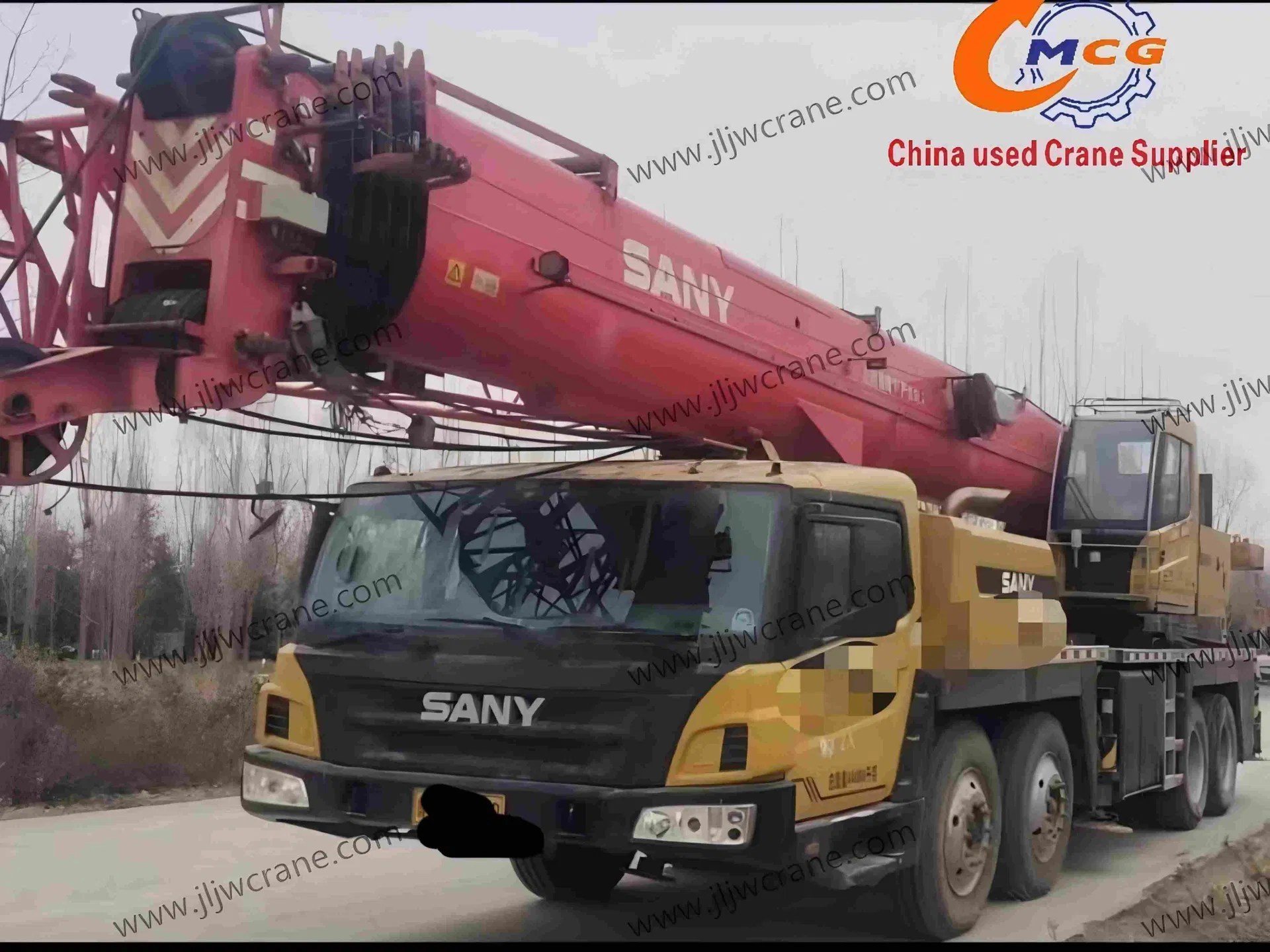 Used Crane 2019 Stc55 Ton San Y All Terrain Crane Truck Crane Used Mobile Crane