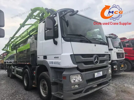 High Quality Used Construction Machinery 56m Concrete Pump Truck Crane Spare Parts