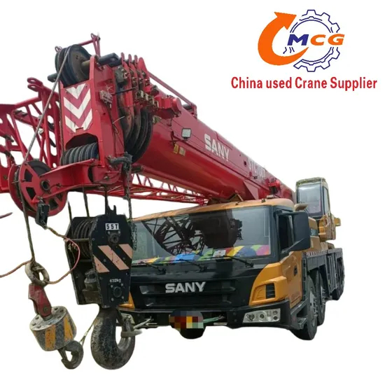 SA Ny 2021 55 Ton Second-Hand Truck Crane, Crawler Crane with Good Quality and Good Price