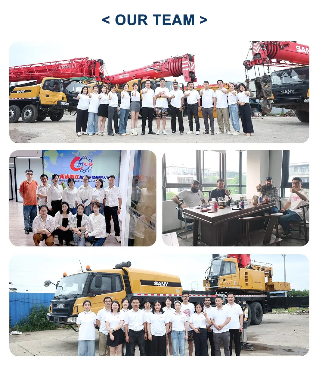 Heavy Duty Truck Crane Used Construction Machinery All Terrain Mobile Crane Job Site Equipment
