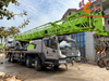 Used Zoomlion 50-ton ZTC500H5 mobile truck crane manufactured in 2020.